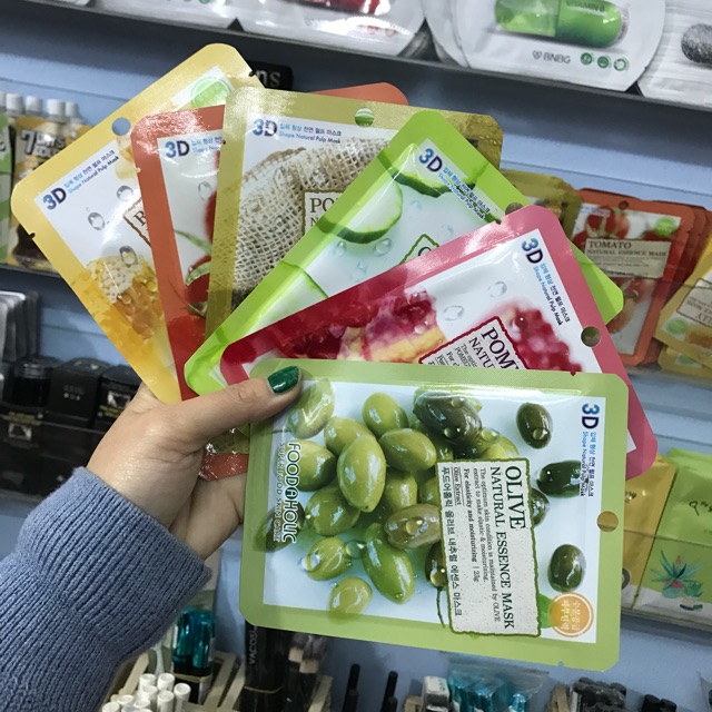 Đắp mặt nạ giấy 3D