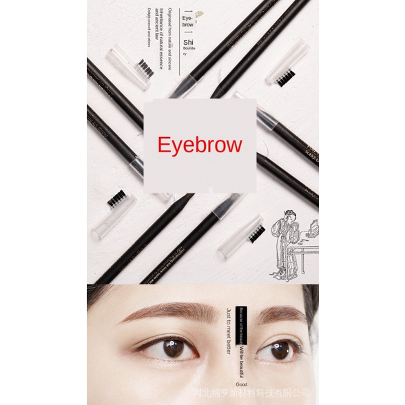 Bút kẻ lông mày lõi cứng chống thấm nước và mồ hôi tự nhiên