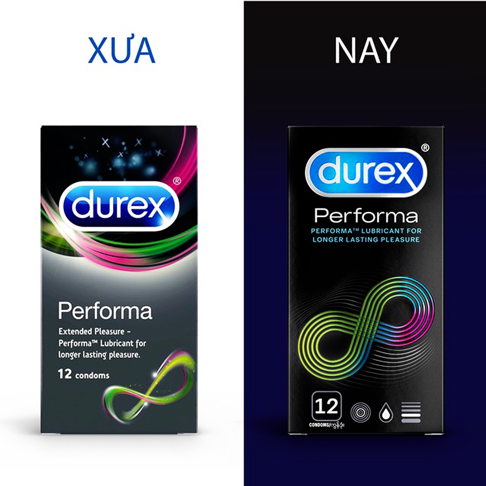 Bao Cao Su Siêu Mỏng Durex Performa Chống Xuất Tinh Sớm Kéo Dài Thời Gian Quan Hệ