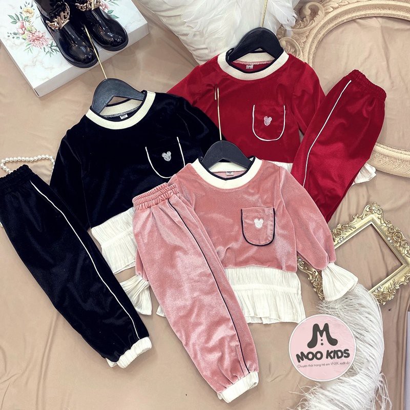 Set nhung phối tơ cao cấp cho bé
