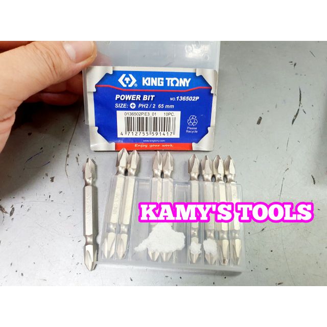 HỘP 10 MŨI VÍT KINGTONY 136502P