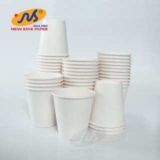 Ly giấy 6.5oz~192ml - Lốc 20 ly giấy trơn