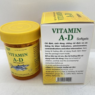 Vitamin A-D Hà Tây 100 viên