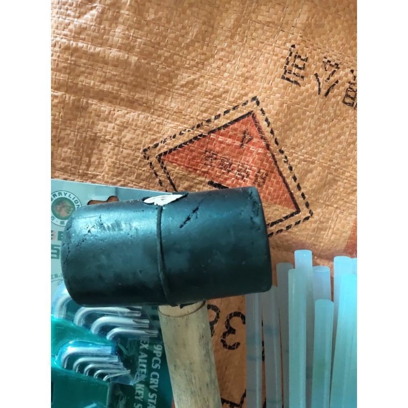 Búa Chun tròn 2 đầu cán gỗ