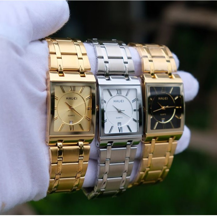 Đồng Hồ Nam Nữ HALEI H2 Khung Thép Cao Cấp Mặt Vuông Lịch Lãm  Sang Trọng Chống Nước Chống Xước Hiệu Quả [SALE GIÁ SỐC] | BigBuy360 - bigbuy360.vn