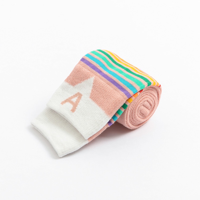 Quần legging   họa tiết cầu vồng cho bé gái từ 1-9 tuổi