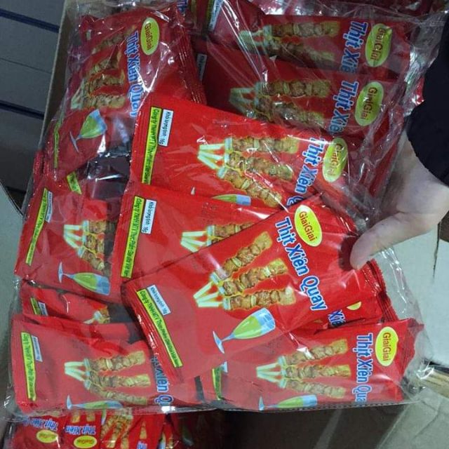 Bịch 20 gói thịt xiên