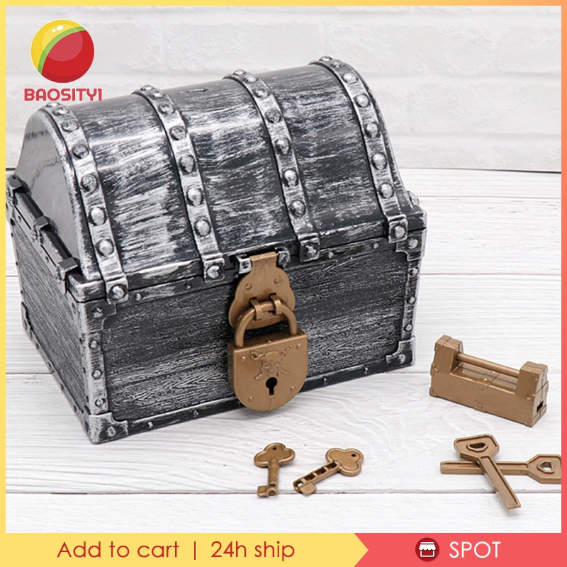 Baosity1] Đồ Chơi Hình Kho Báu Cướp Biển Cổ Điển Cho Bé