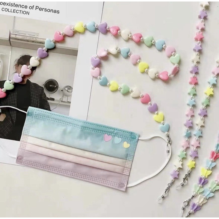 Dây đeo khẩu trang cho bé,dây đeo khẩu trang Hàn Quốc cute dễ thương