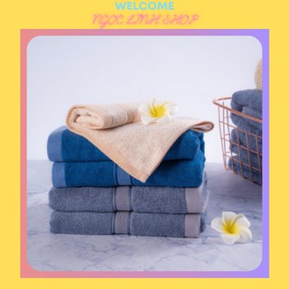Khăn tắm coton 💖GIÁ GỐC TẬN XƯỞNG💖 Khăn bông kháng khuẩn siêu thấm hút chất mềm mịn 60cm x 120cm