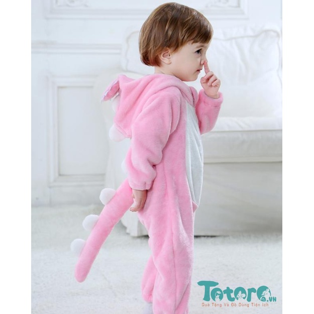 Bộ đồ liền thân hình thú em bé Khủng Long