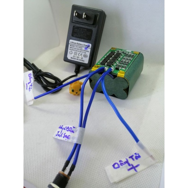 Khối Pin National 3S2P_12,6V kèm adapter sạc 12,6V2A | BigBuy360 - bigbuy360.vn