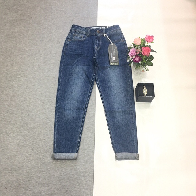 jeans bsggy dài mắc cá chân