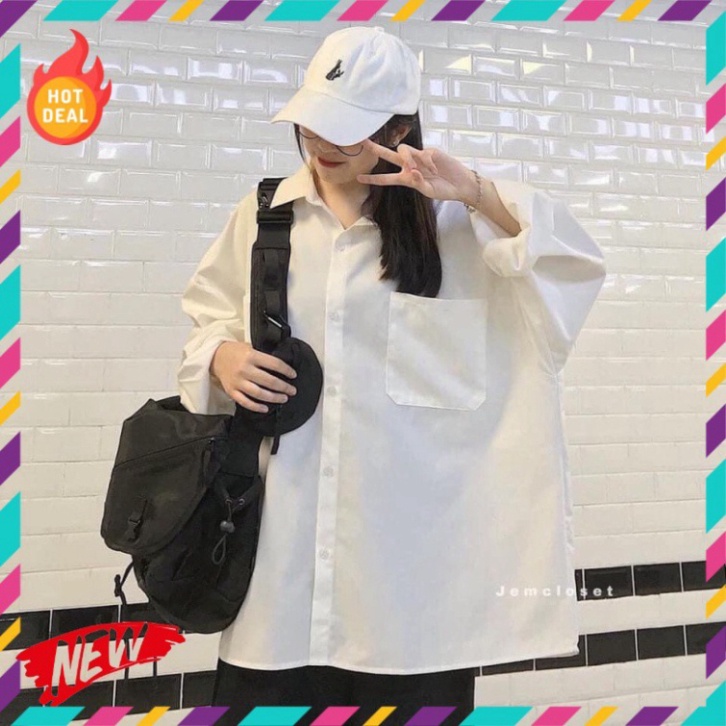 Áo Sơ Mi Kiểu nữ đẹp Form Rộng Phong cách sành điệu Hàn Quốc FreeSize siêu xinh .Candy.Store3138.