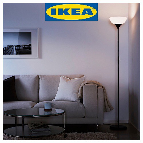Đèn cây 1 nhánh màu đen NOT - IKEA