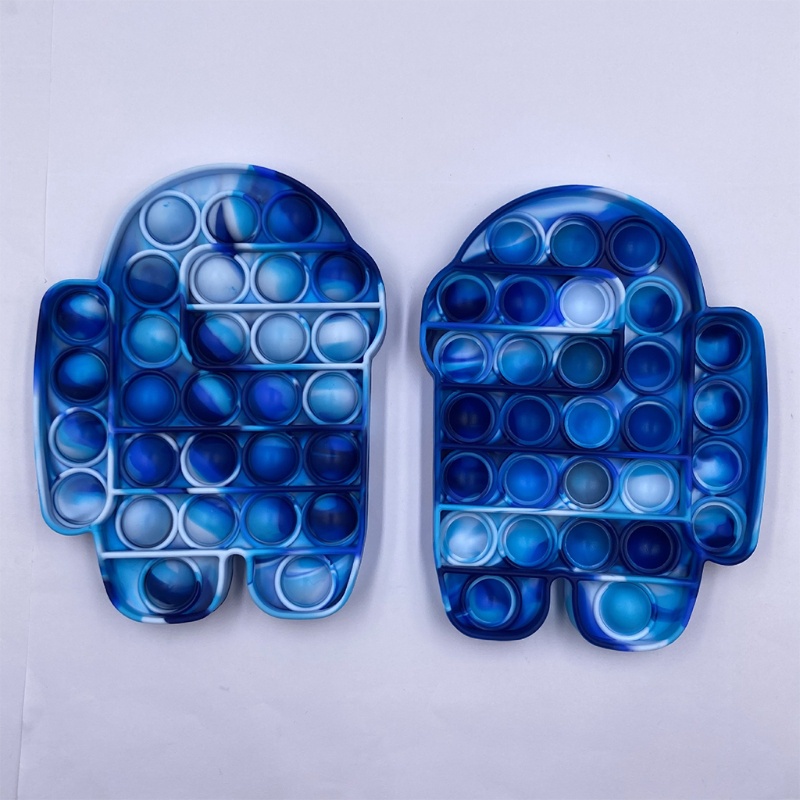 1 / 2 Đồ Chơi Con Quay Bằng Silicone Màu Xanh Lá Cây