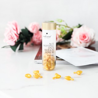 Serum dưỡng da chống lão hóa Sakura Age Defying DNA Repair Serum hộp 36 viên