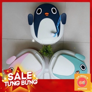 Ghế Ngồi Toilet Mini Cho Bé - Bô Vệ Sinh Hình Chim Cánh Cụt