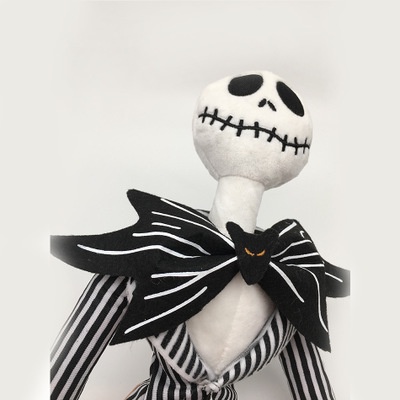 Búp Bê Nhồi Bông Hình Đầu Lâu Đen 50CM Trong Phim The Nightmare Before Christmas Jack Skellington Sally