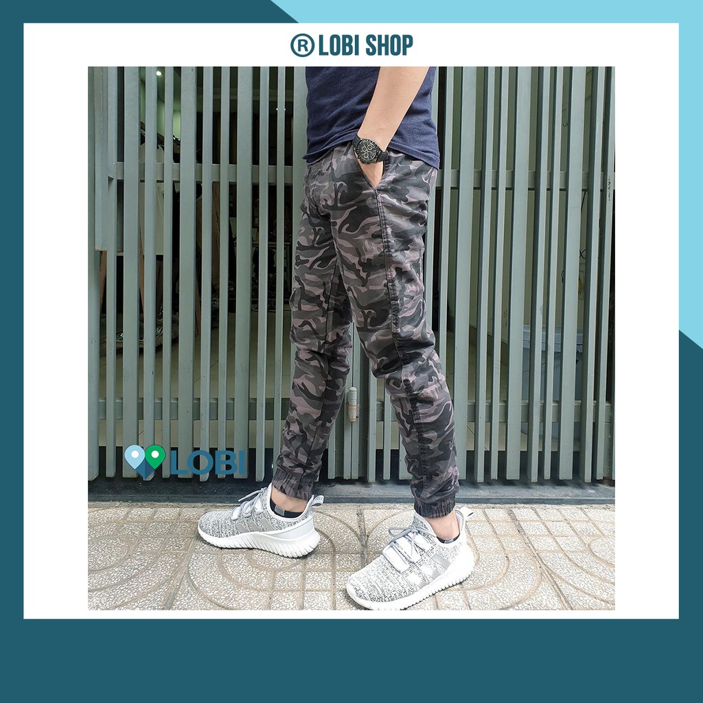 Quần jogger rằn ri nam️ | Quần jogger vải lính nam chất lượng cao, lên phom cực đẹp