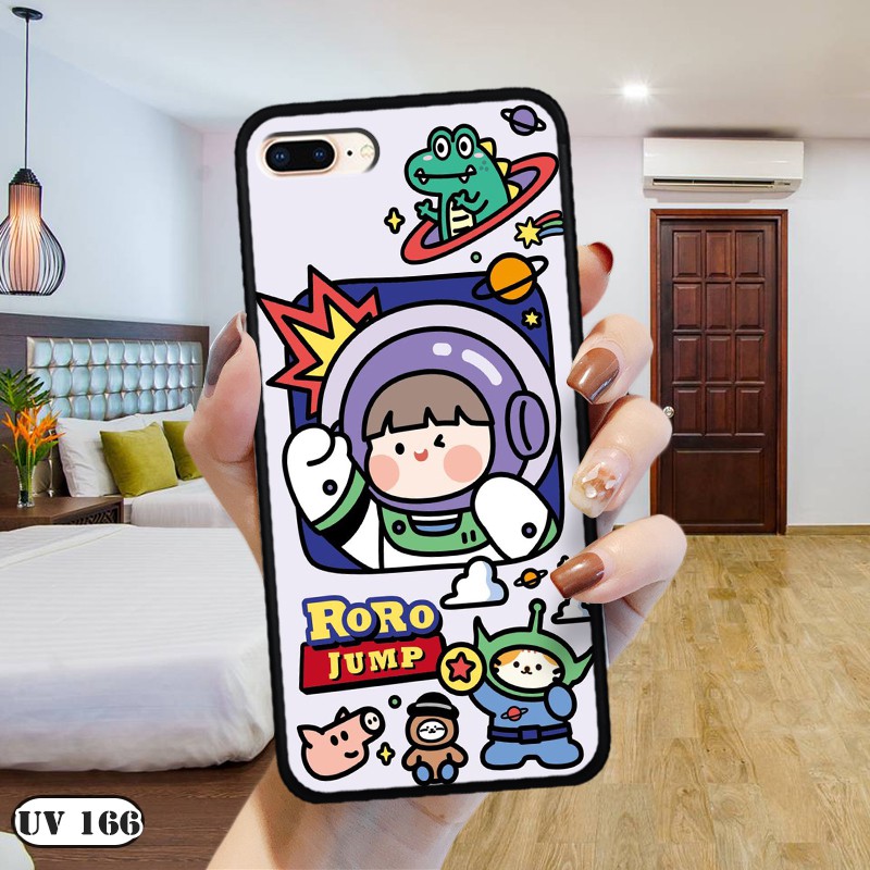 Ốp lưng nhám Iphone 7,8 Plus - in hình