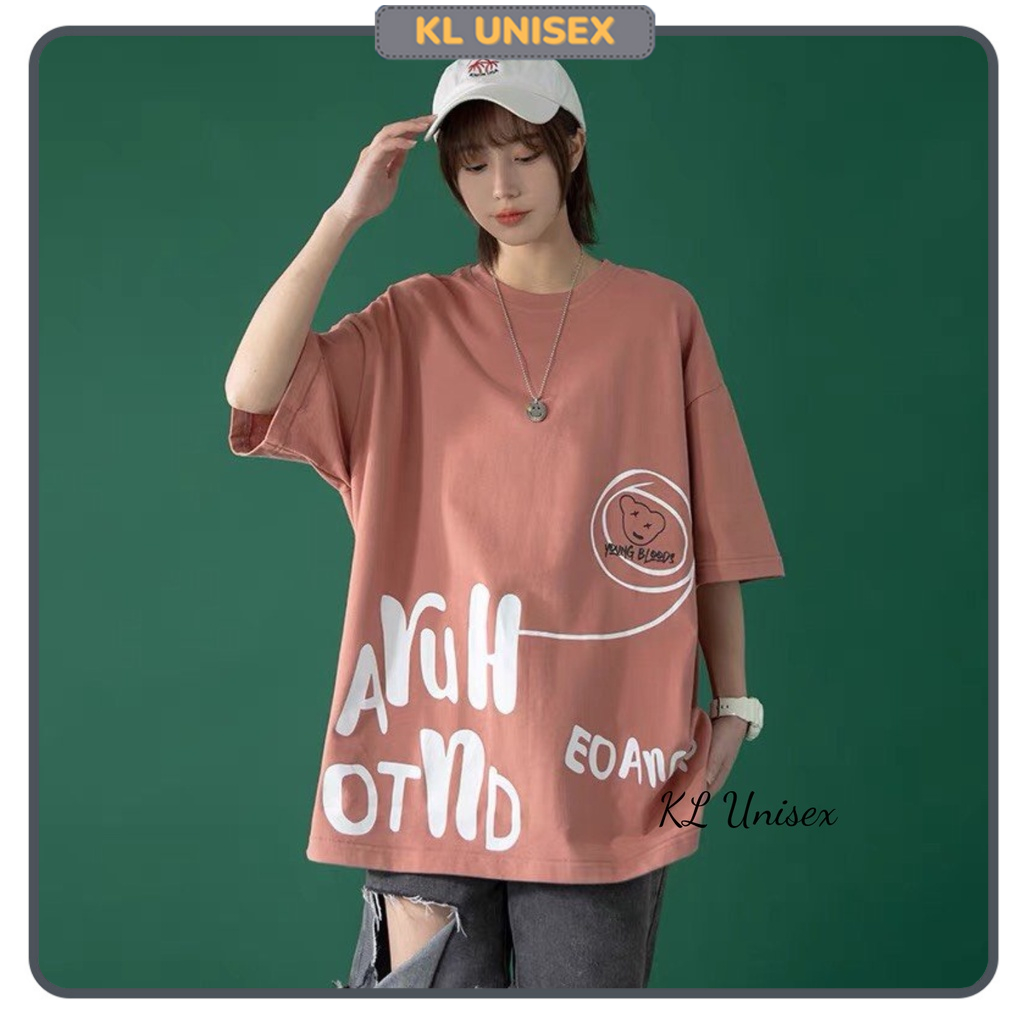 Áo Thun Áo Phông Tay Lỡ Nam Nữ From rộng {AYUH} KL Unisex