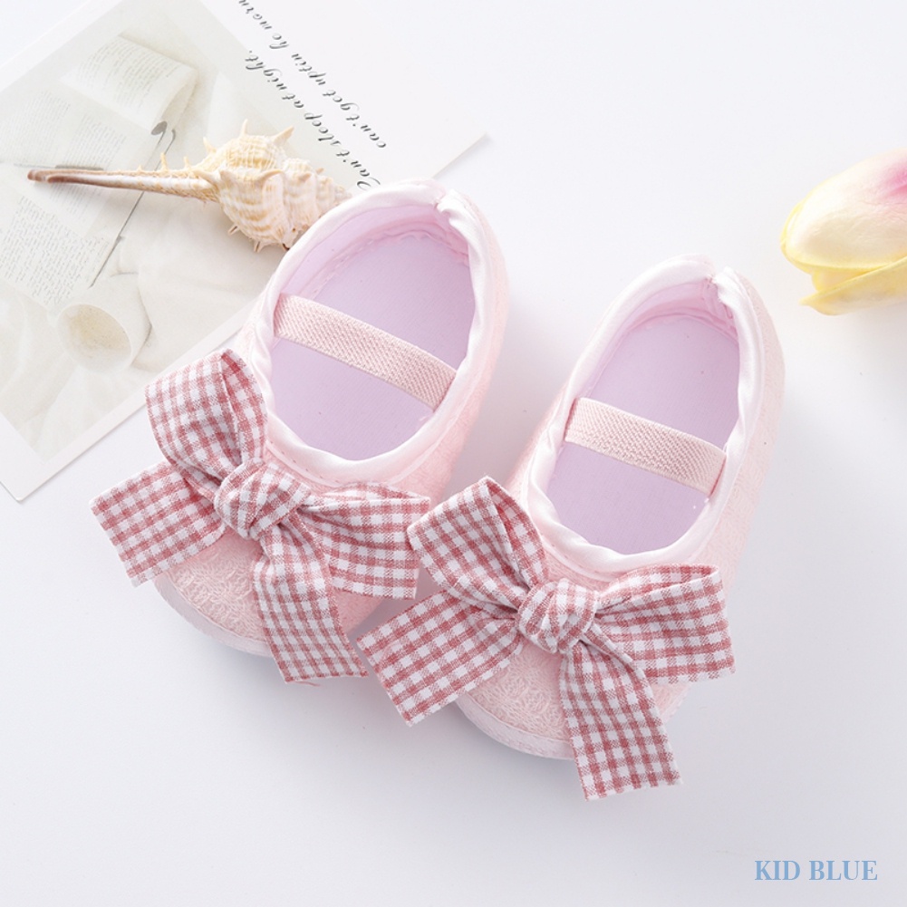 Giày búp bê đính nơ chống trượt hợp thời trang cho bé tập đi