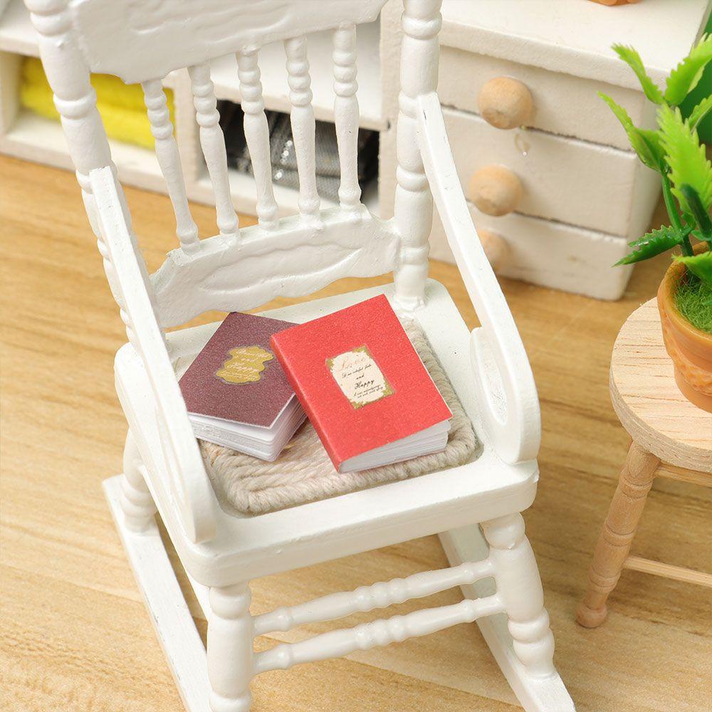 BEBETTERM 4 Cuốn Sách Mini Tỉ Lệ 1 / 12 Cho Nhà Búp Bê