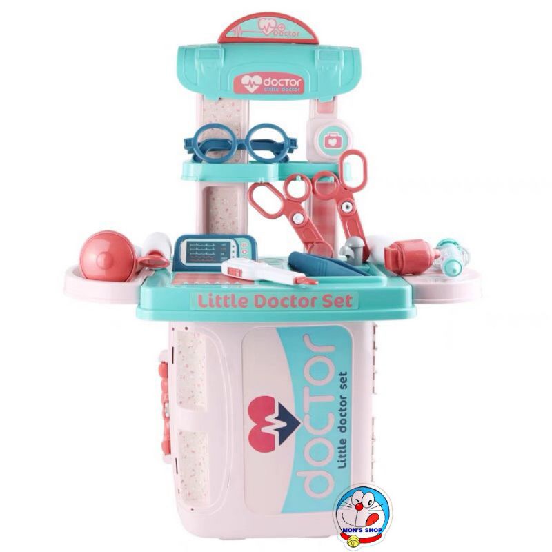 Đồ chơi 3 in 1 va ly bác sĩ xách tay đa năng