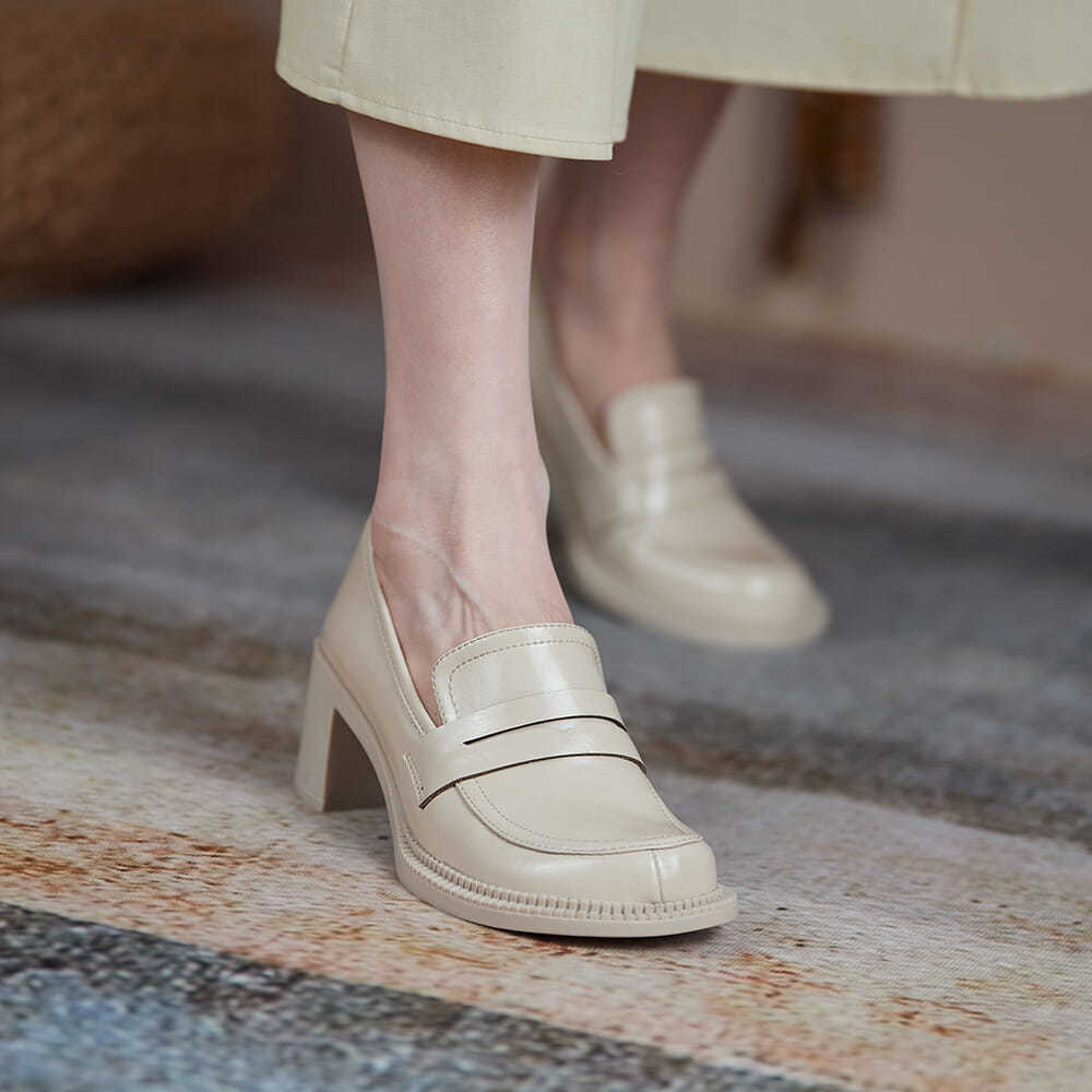 Giày Búp Bê Nữ Gót Vuông Thiết Kế Xinh Xắn | BigBuy360 - bigbuy360.vn