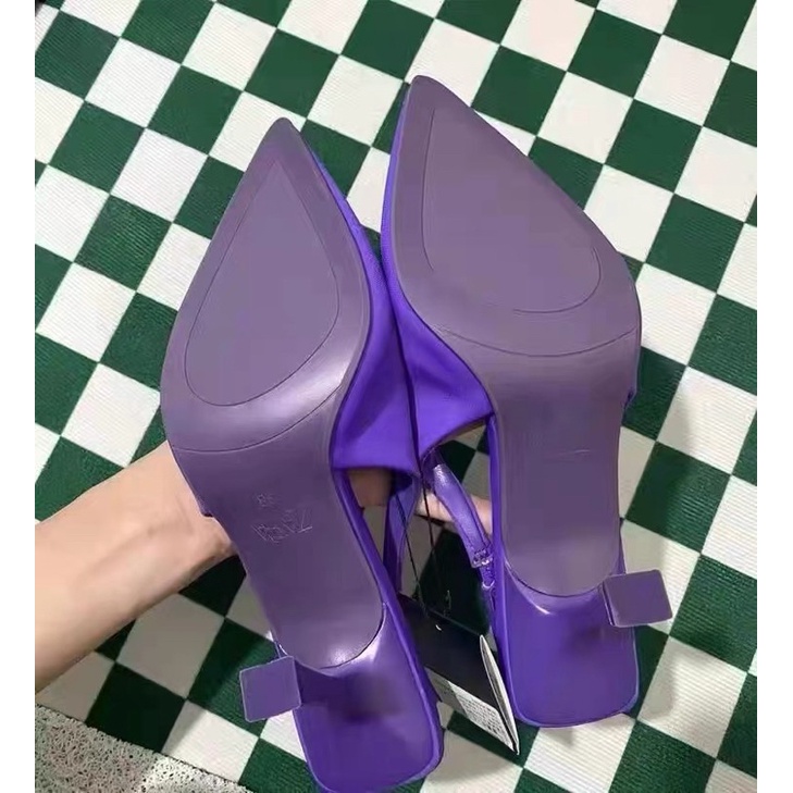 ORDER 🌿 ZR GIÀY CAO GÓT MŨI NHỌN  DA LỘN 8cm
