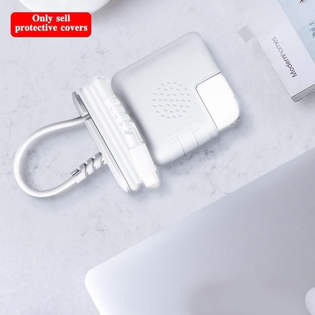 Case ốp bọc sạc Macbook 3in1 chống trầy xước, va đập kèm bộ cuốn chống gẫy đầu sạc gọn gàng, tiện dụng