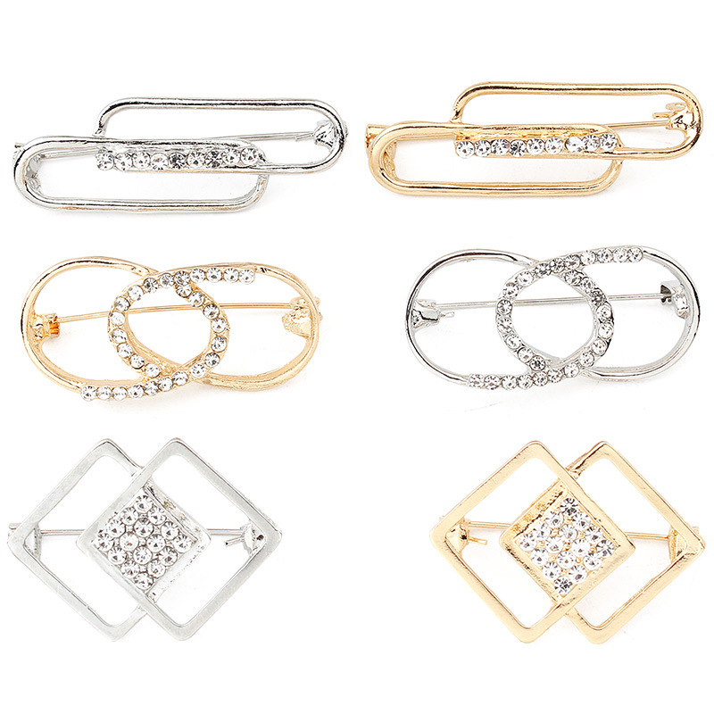 Ghim Cài Áo Hình Kim Băng Mạ Màu Độc Đáo