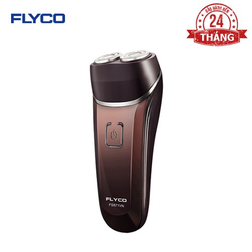 Máy Cạo Râu Flyco 2 Lưỡi Kép Thân Máy kháng Nước FS871VN Hàng Chính Hãng