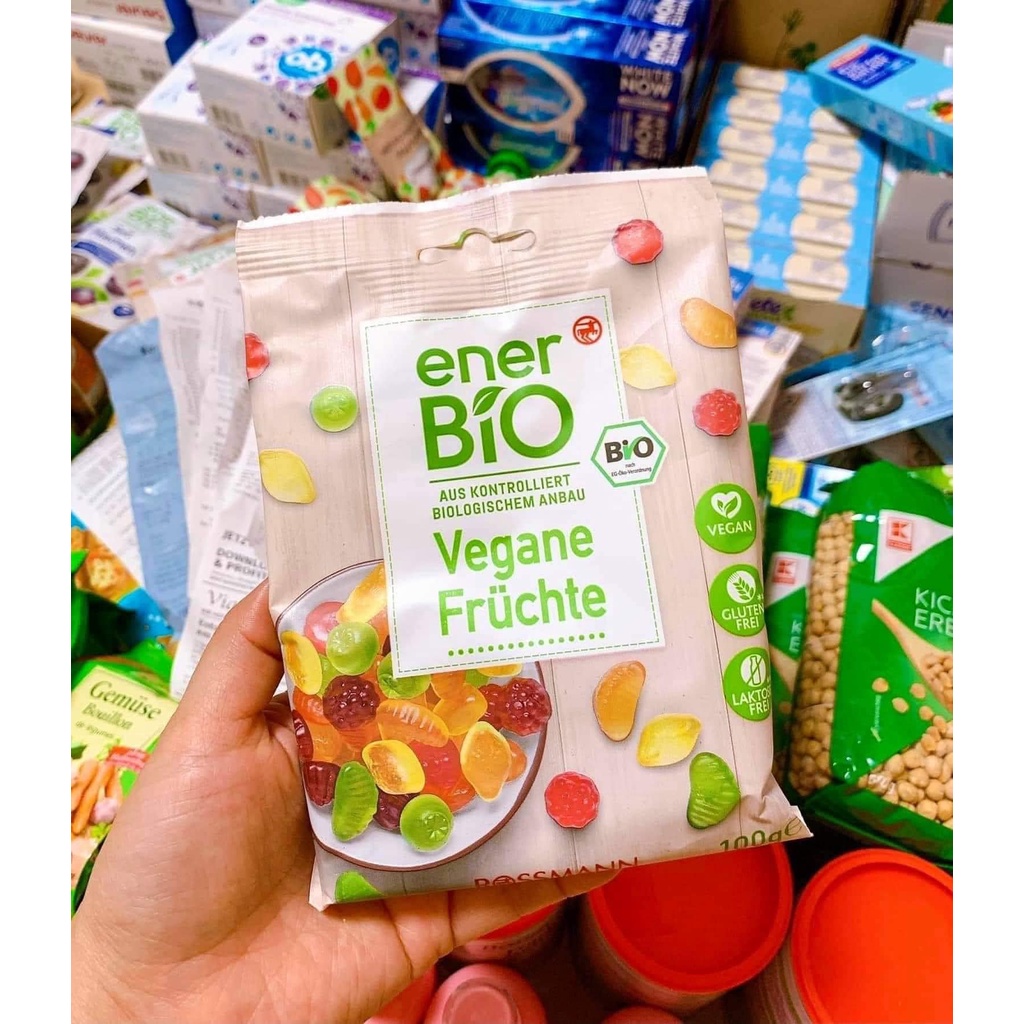 Kẹo dẻo hoa quả hữu cơ EnerBio Đức