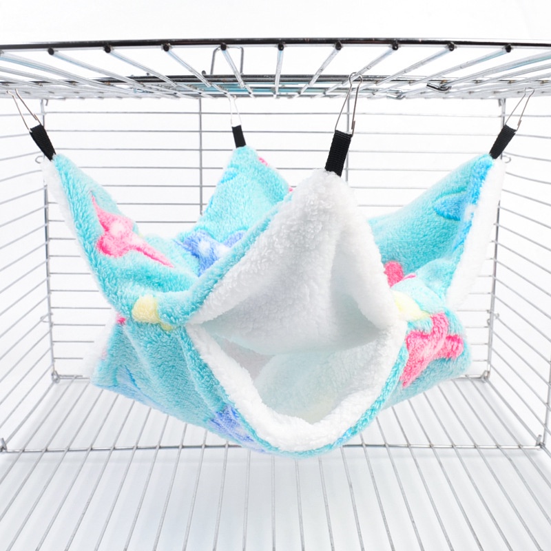 Võng treo 2 tầng cho Hamster, Sóc Bay, Sóc Bông, Sóc Đất...