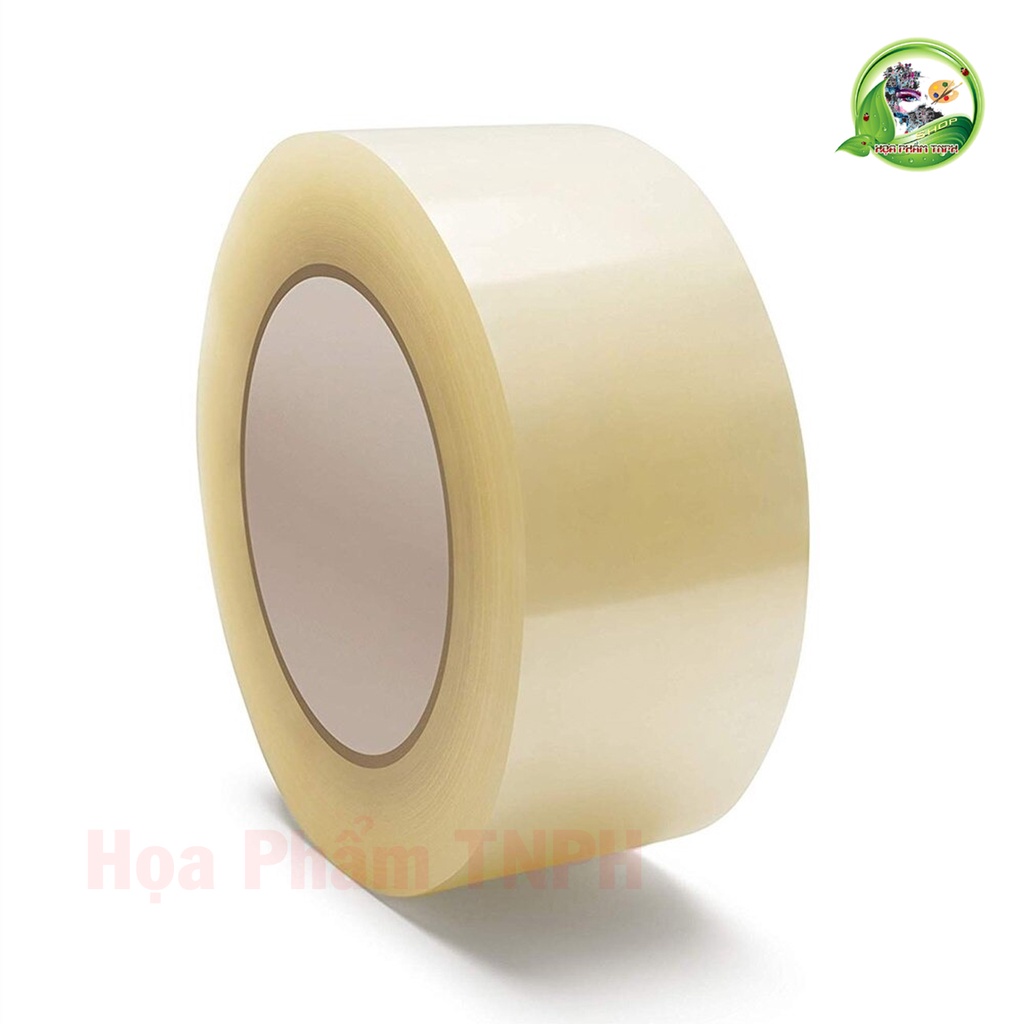 Băng Keo 200 Yard Khổ 4.8 CM 4F8 350g Lõi Nhựa Màu Trắng Trong Suốt Chất Lượng Cao Siêu Dính Bền Dai Tiện Dụng Tốt Nhất