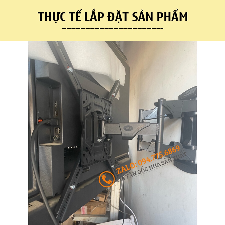 P5 / Giá treo TIVI NB P5 xoay đa năng/ Giá treo màn hình 32 - 70inch - Chính hãng NorthBayou [ Gọn Gàng Hơn NB P6]