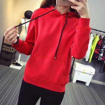 Áo hoodie trơn form rộng dành cho nam nữ, Hoodie unisex size &lt;75kg