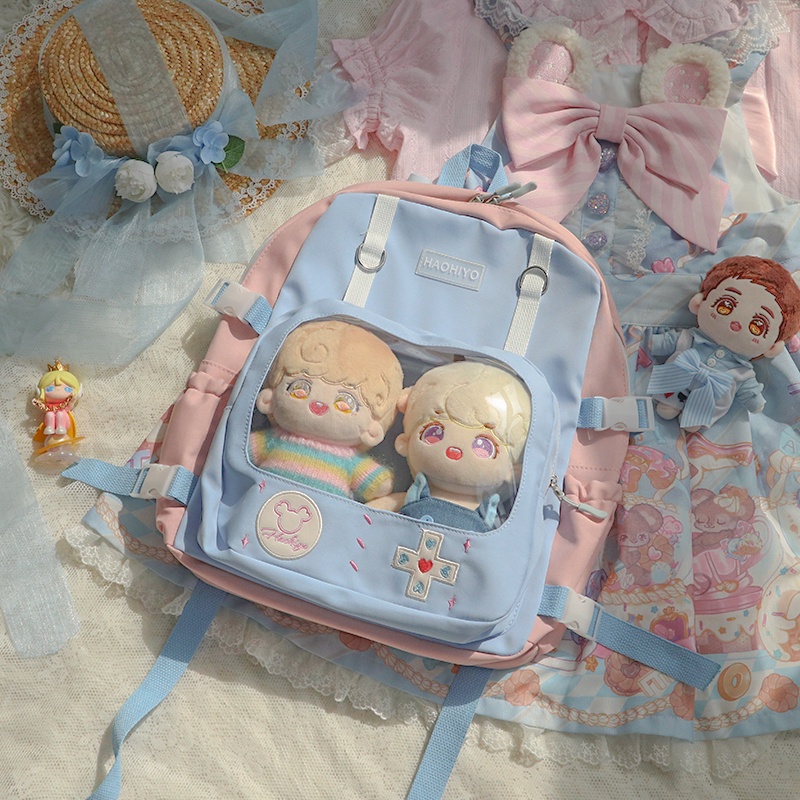 BALO ĐỰNG DOLL ULZZANG - BALO ĐI HỌC THỜI TRANG PHONG CÁCH HÀN QUỐC