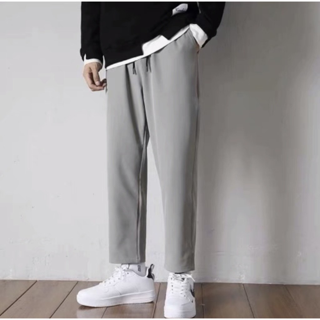 Quần kaki Baggy Nam Nữ- Quần Ống Suông trơn Unisex phong cách hàn quốc cực hot 2021 | BigBuy360 - bigbuy360.vn