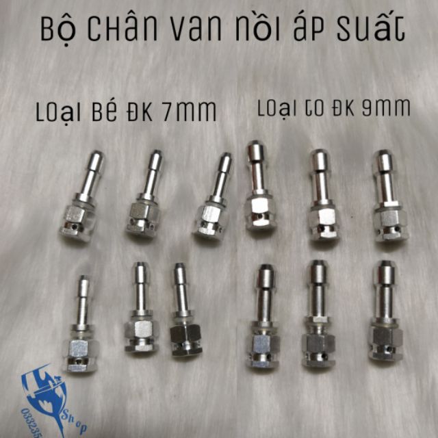 Bộ chân van nồi áp suất to - bé