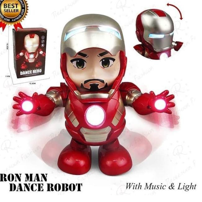 Mô Hình Nhân Vật Iron Man Nhảy Múa Độc Đáo