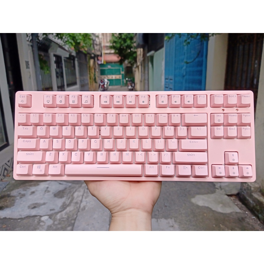 Bàn Phím cơ Edra Ek387L, huano switch, 2 phiên bản là EK387L led Rainbow và led 1 màu bảo hành 24 tháng