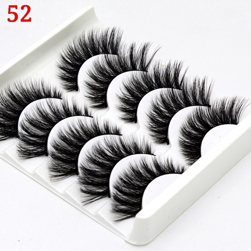 Set 5 Cặp Lông Mi Giả 3D Mềm Mại