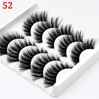 Set 5 Cặp Lông Mi Giả 3D Mềm Mại