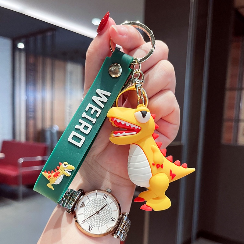 Móc Khóa Hình Khủng Long Hoạt Hình Dễ Thương