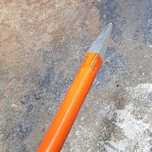 Mũi đục Sắt Nhọn Dài 19cm Màu Cam