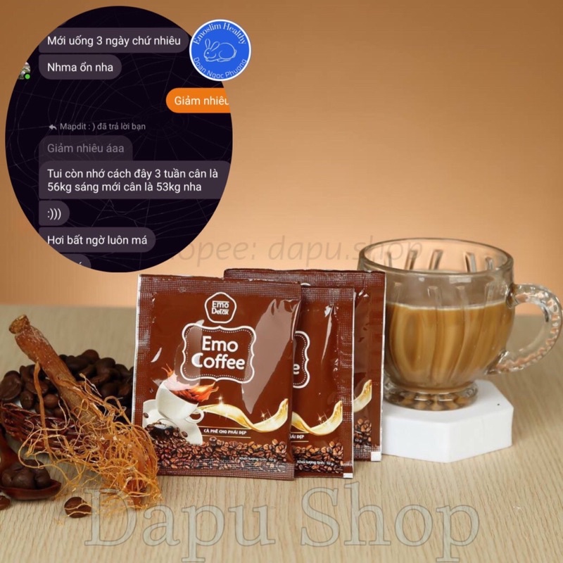(EMO COFFEE) Bột hoà tan giảm cân Emoslim vị Cà Phê | BigBuy360 - bigbuy360.vn