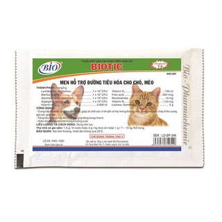 Men tiêu hóa cho chó mèo biotic 5g.